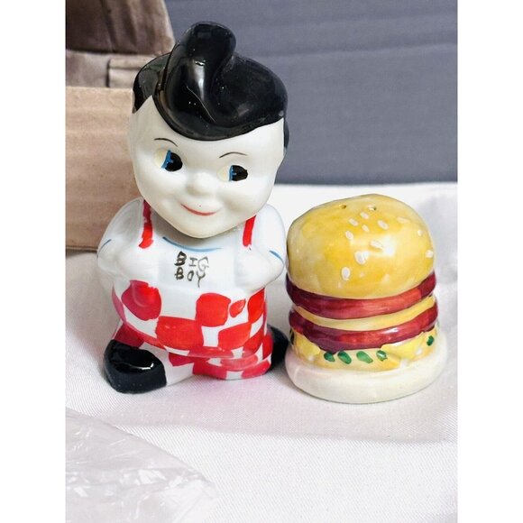 Big Boy Other - NIB NOS Elias Bros Big Boy Salt Pepper Shakers  1995